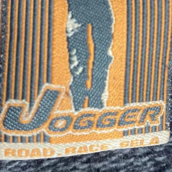 JOGGER 100% Wool Sweater Full Zip Mens Large Pockets Geometric Knit Collared - Picture 7 of 13